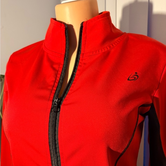 Glove Fit Red and Black Jumpsuit - Picture 3 of 5